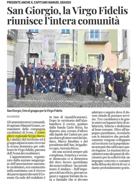 La Sentinella 29 novembre 2024